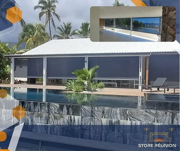 Vente de stores sur mesure à Saint-Denis, La Réunion, Saint-Pierre, Store Réunion