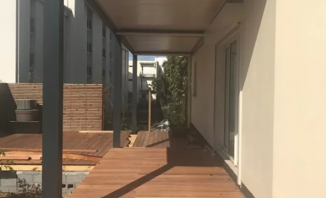 Pergola bioclimatique, Saint-Pierre, Store Réunion