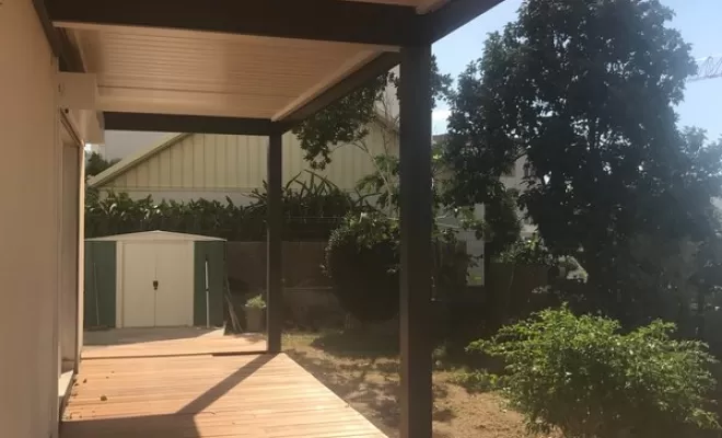Pergola bioclimatique, Saint-Pierre, Store Réunion
