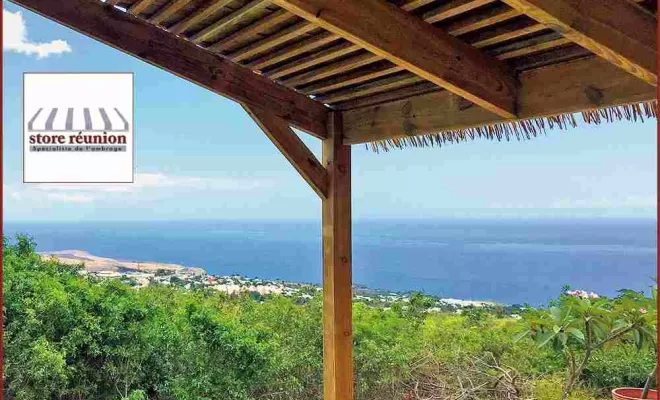 Pergola en bois, Saint-Pierre, Store Réunion