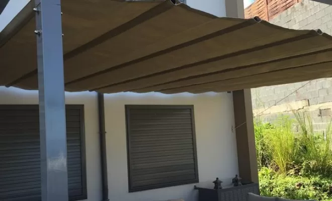 Pergola avec toile, Saint-Pierre, Store Réunion