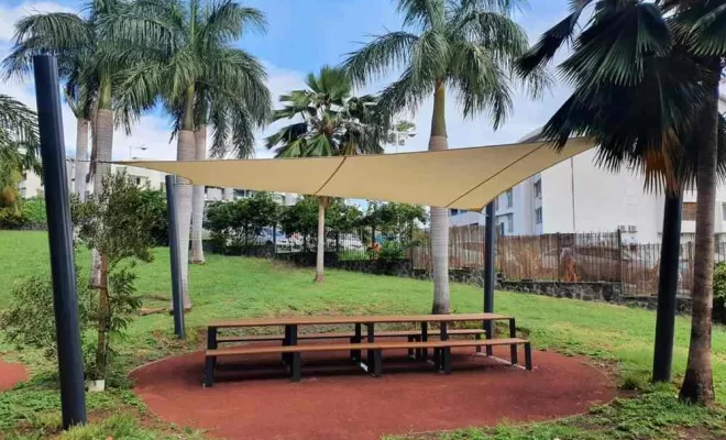 Voile d'ombrage, Saint-Pierre, Store Réunion