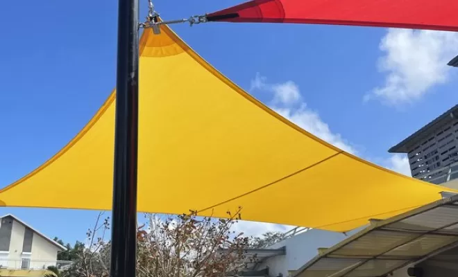Voile d'ombrage, Saint-Pierre, Store Réunion