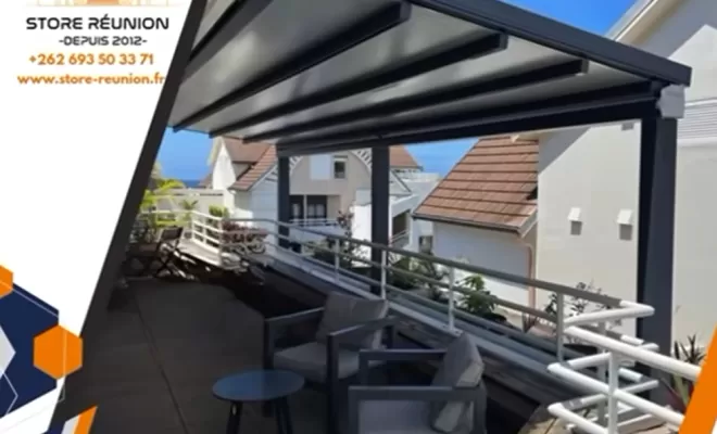 Aménagement d'espace extérieur et terrasse à Saint-Pierre 974, Saint-Pierre, Store Réunion