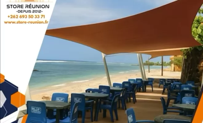 Aménagement d'espace extérieur et terrasse à Saint-Pierre 974, Saint-Pierre, Store Réunion